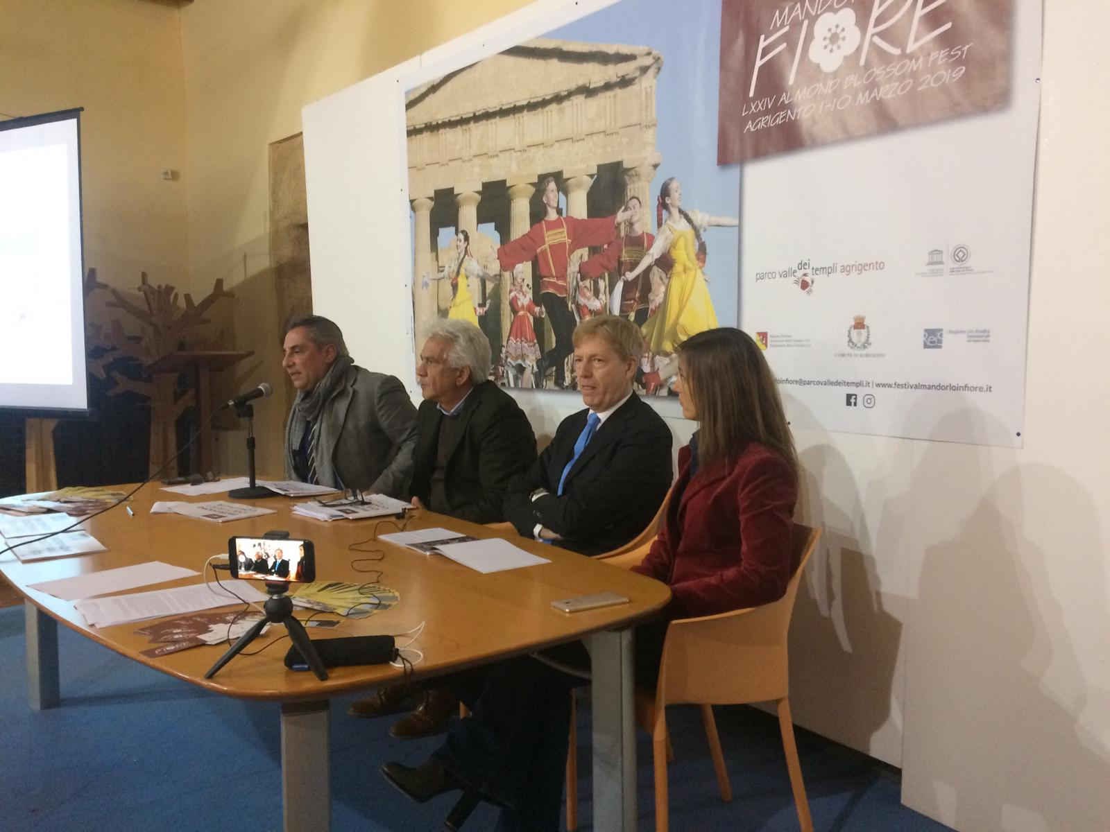 conferenza ad agrigento del mandorlo in fiore 2019